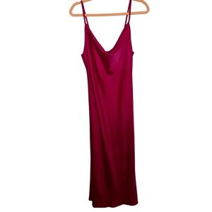 Fuchsia Elegant Slip Dress